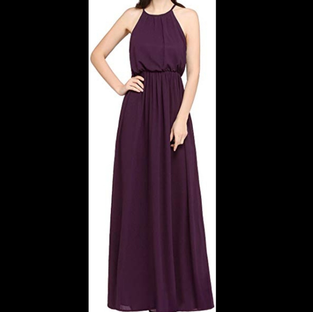Size 6 Babyonlinedress Halter Maxi Dress